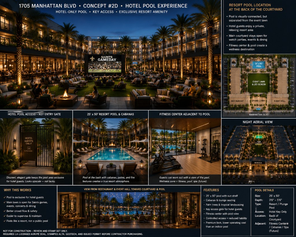 Pool experience board