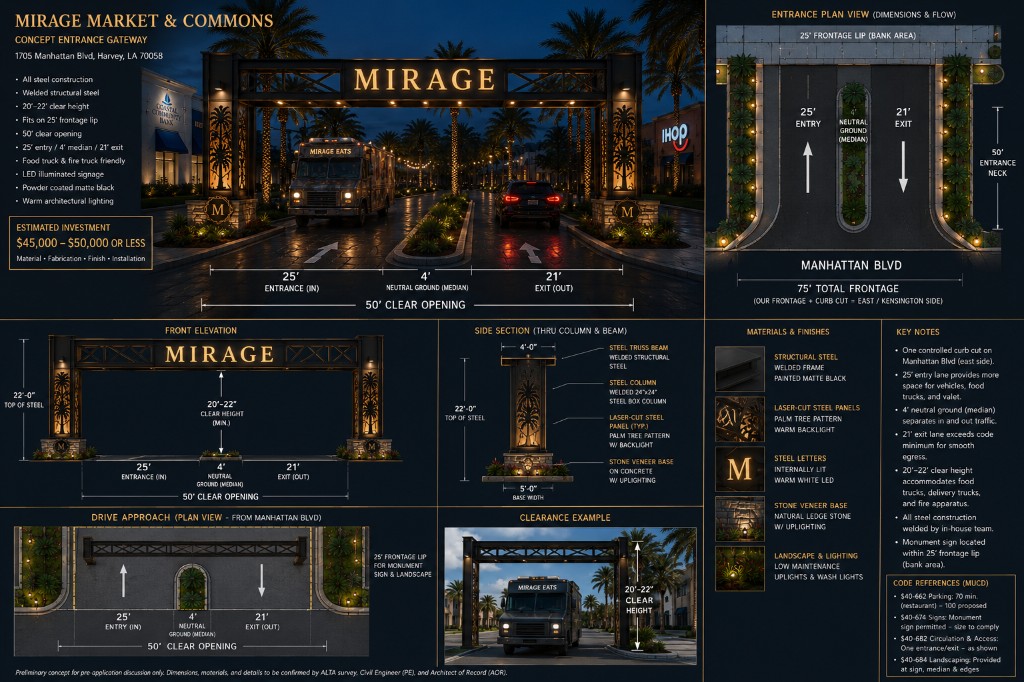 Entrance gateway concept